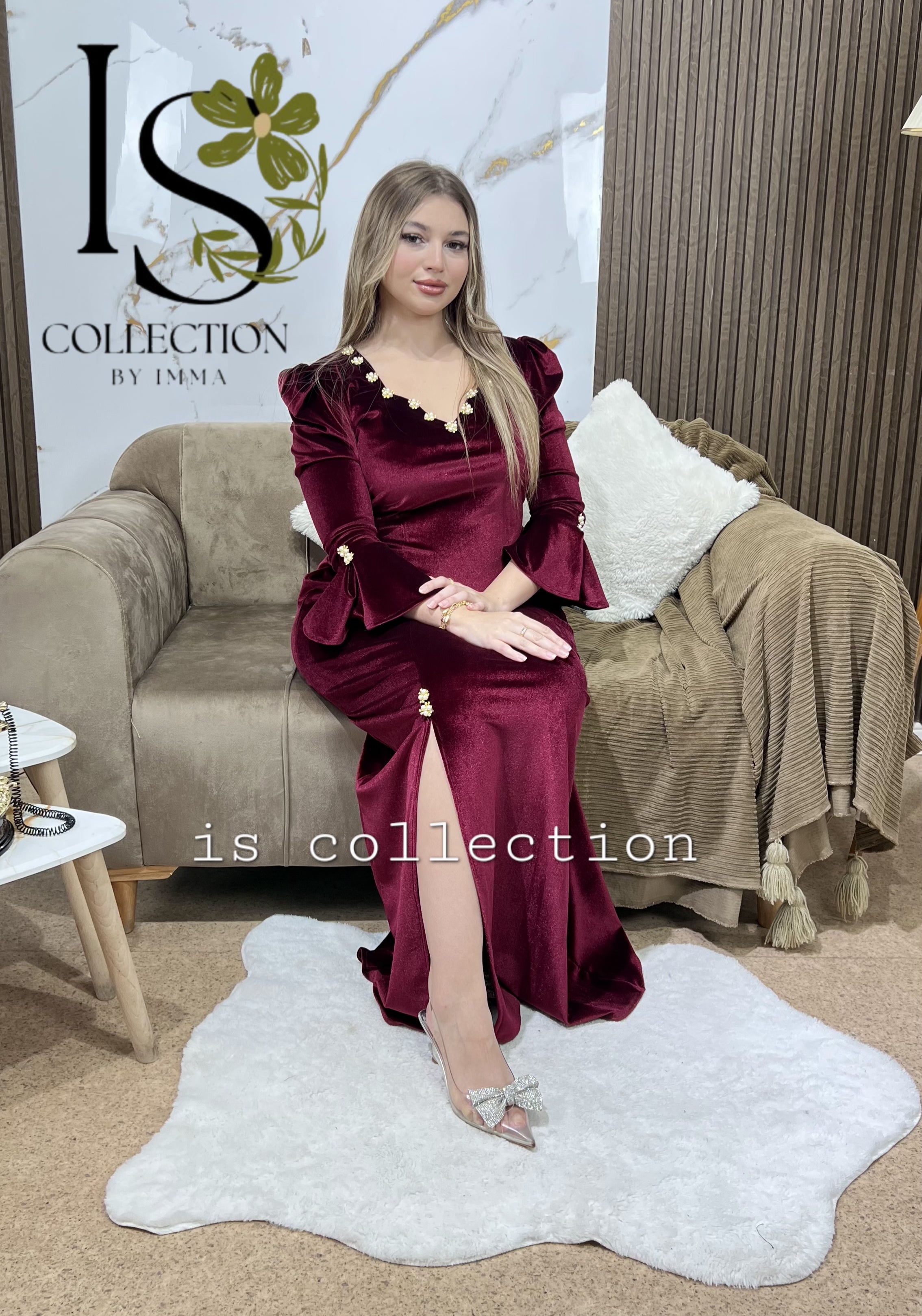 Robe Nesrine – فستان بقماش بكتاة